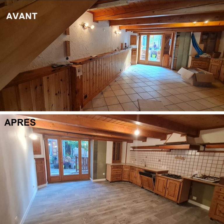 Rénovation complète d'un séjour