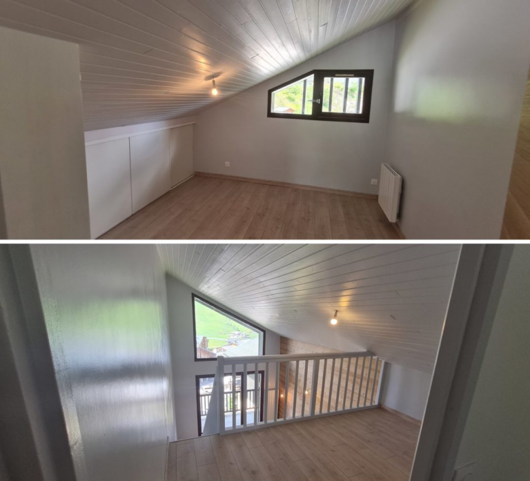 Peinture, parquet et rénovation d'une mezzanine